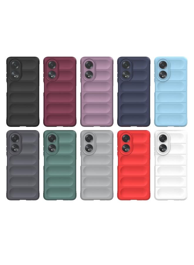 S-TOP Case For OPPO A58 4G Global Magic Shield TPU + Flannel Phone Case - Image 2
