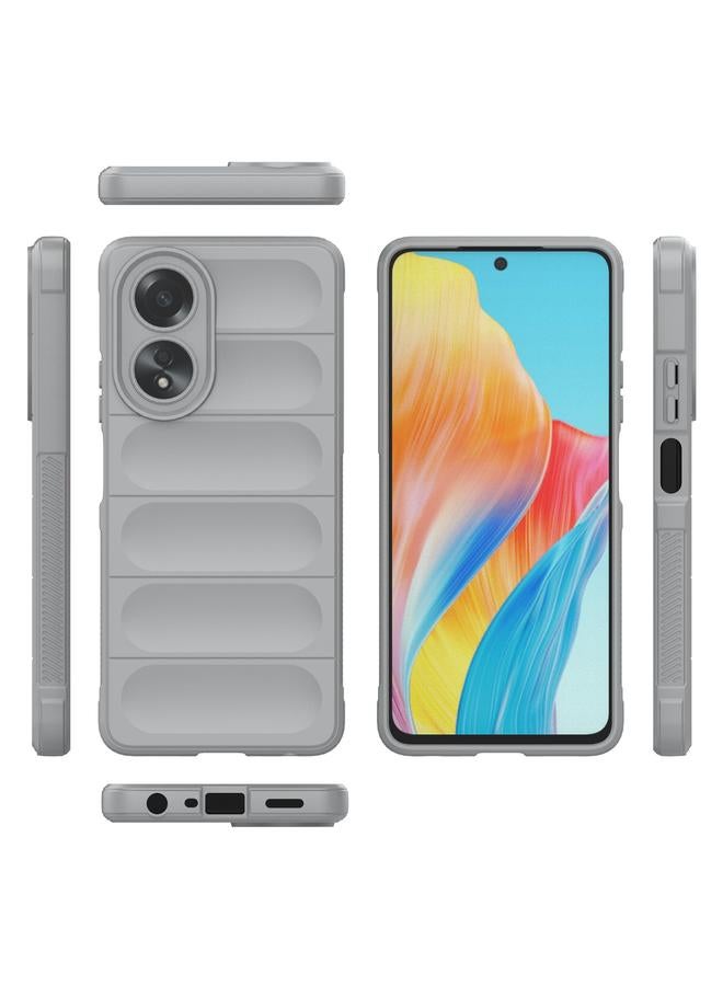 S-TOP Case For OPPO A58 4G Global Magic Shield TPU + Flannel Phone Case - Image 3