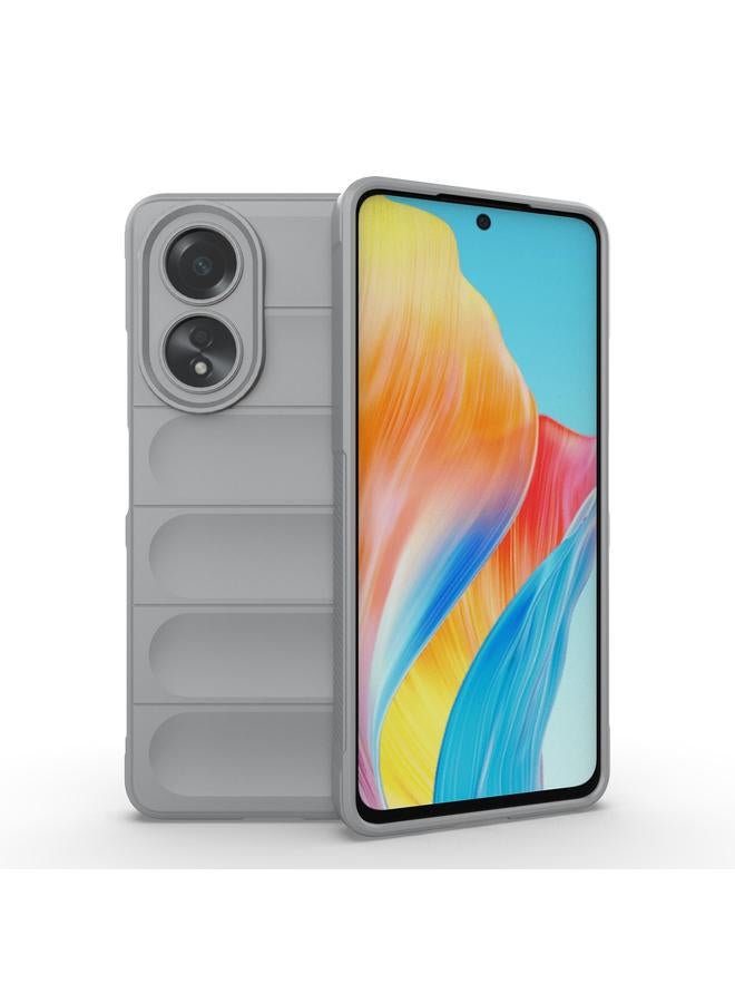 S-TOP Case For OPPO A58 4G Global Magic Shield TPU + Flannel Phone Case - Image 1