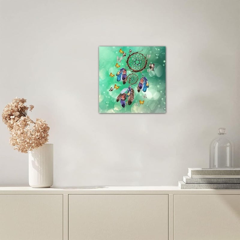 Today Idea Dreamcatchers Canvas Art Print - Abstract Boho Wall Decor for Farmhouse Living Room - Image 3