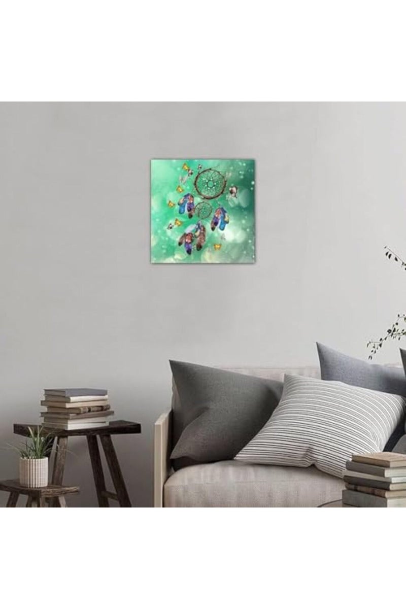 Today Idea Dreamcatchers Canvas Art Print - Abstract Boho Wall Decor for Farmhouse Living Room - Image 5