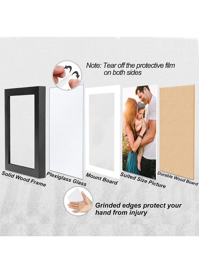 Art Street Art Street Wall Set of 6 Photo Frame (8" X 10" Picture Size matted to 6" x 8") (White)  - Image 5