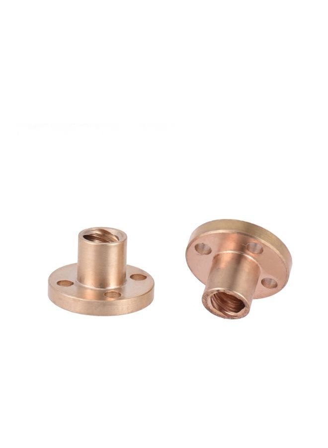 2-Piece Brass Screw Nut Gold - Image 5