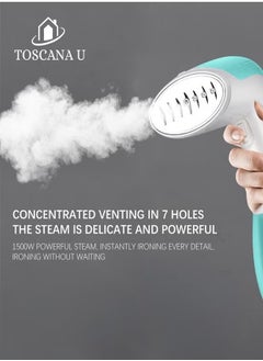 TOSCANA U Double electric kettle with removable tea filter, 0.8-2.2L, 1500W, and 1500W 300ml steam iron  - Image 5