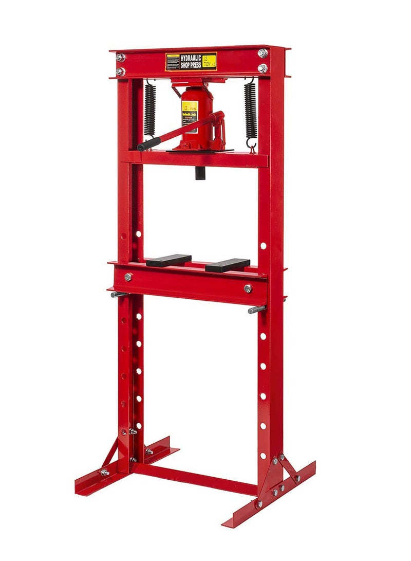 LAWAZIM Hydraulic Shop Press -20Ton- Heavy-Duty Frame with Hydraulic Cylinder for Metal Forming, Shaping, Forging, Bending, and Stamping - Industrial Press Machine for Automotive and Workshop Use - Image 1