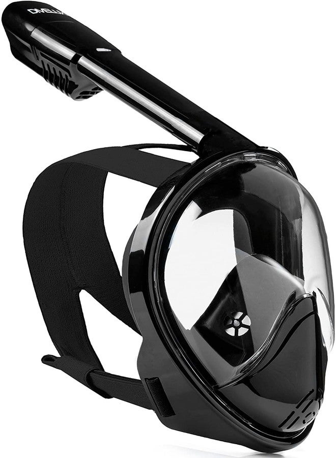 Matiko 180° Full Face Snorkel Mask with Panoramic View Anti-Fog, Anti-Leak with Adjustable Head Straps - See Larger Viewing Area Than Traditional Masks for Kids, Youth and Adult (C, S/M) - Image 1
