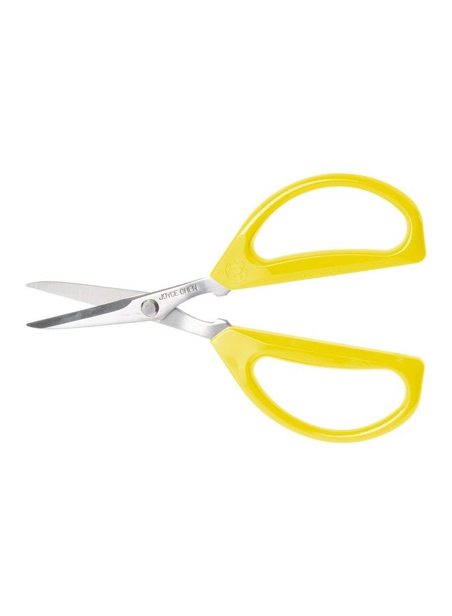 Joyce Chen Original Unlimited Kitchen Scissors All Purpose Kitchen Shears With Comfortable Handles, Yellow - Image 1