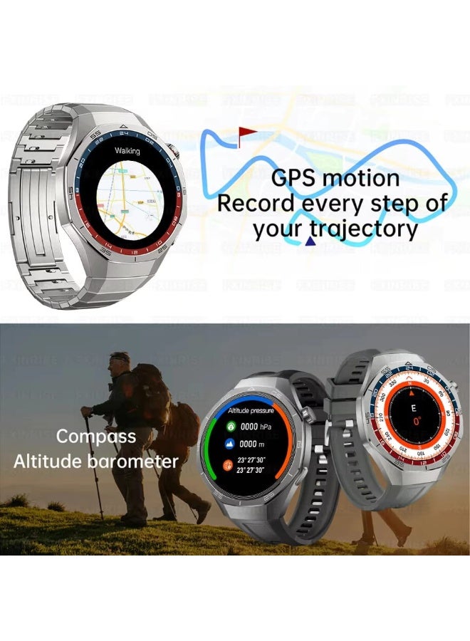 Kalobee SK 40 Smart Watch AMOLED Screen with 3 Straps and Wireless Charging Multicolour - Image 4