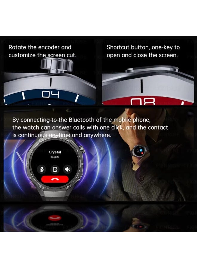 Kalobee SK 40 Smart Watch AMOLED Screen with 3 Straps and Wireless Charging Multicolour - Image 5
