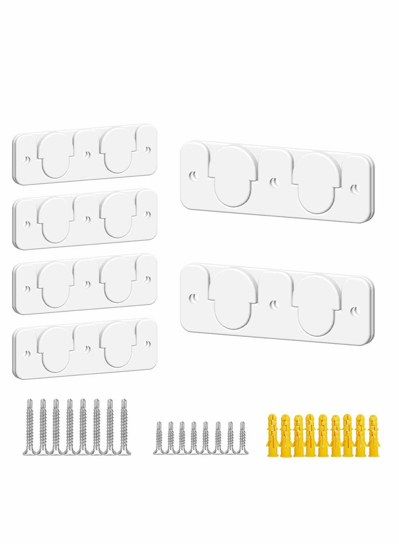 SYOSI Picture Frame Hangers, French Studs, Hidden Brackets,  Interlocking Z Bar Clips Wall Mounting Brackets, Wall Shelves For Hanging Wall Painting, Mirrors, Artwork, 4 Inch Length , 6 Pairs, White - Image 1