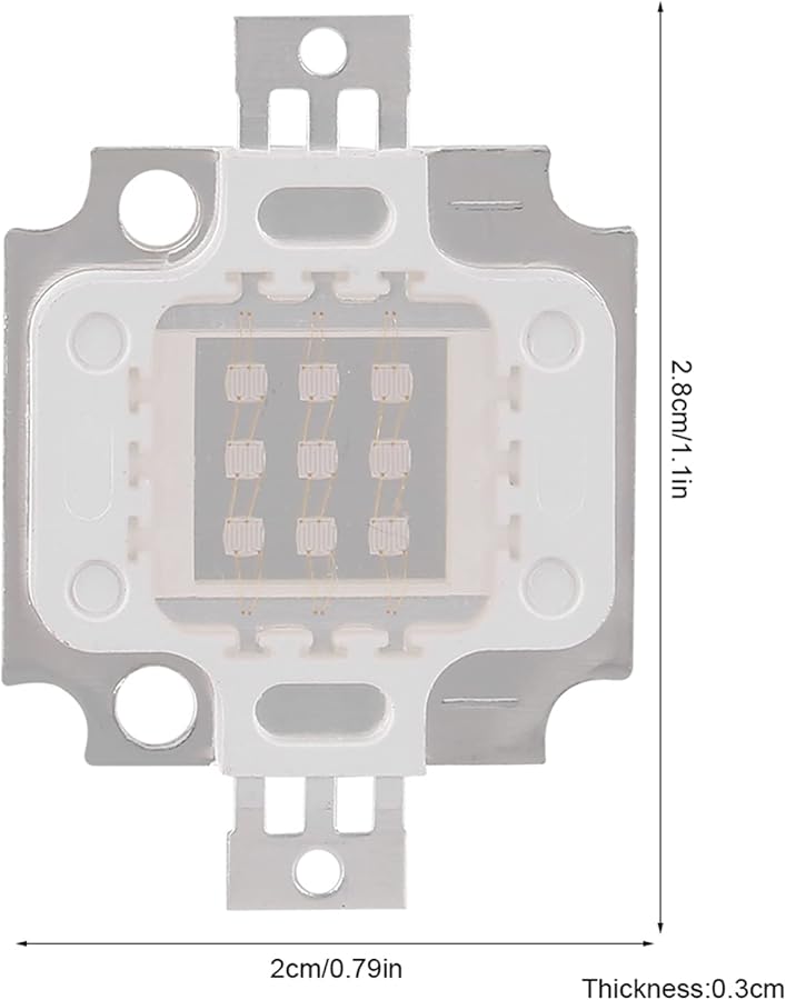 Fydun 10W عالية الطاقة COB LED شريحة 400Nm مصباح ضوء البنفسجي لمبة الخرز - Image 2