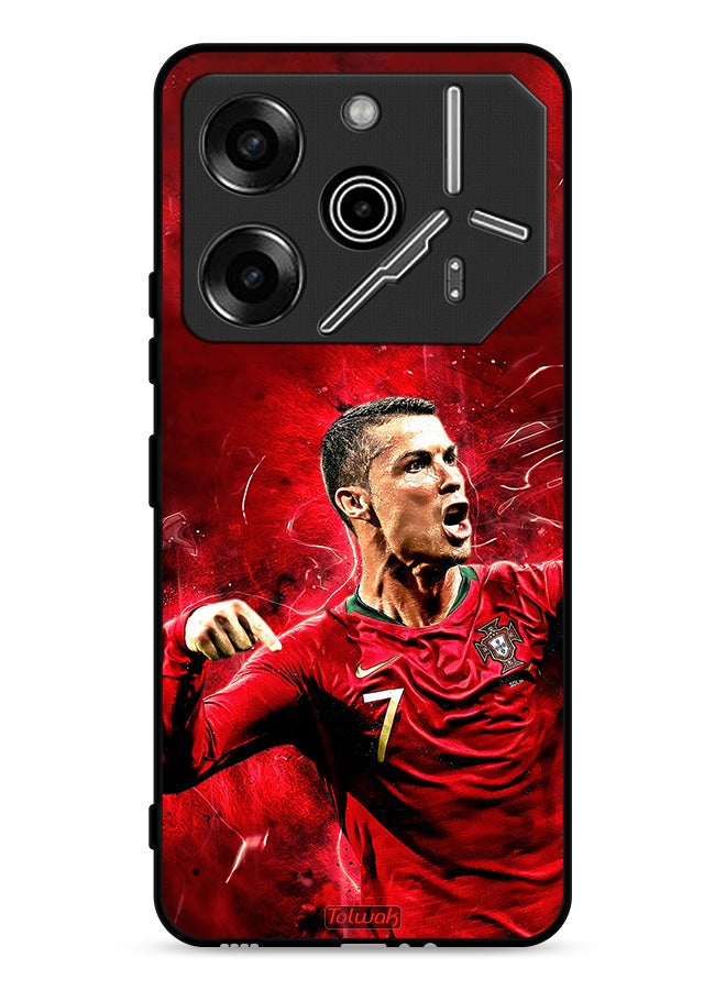 Tolwak Tecno Pova 6 Pro 5G Protective Case Cover Cristiano Ronaldo - Image 1
