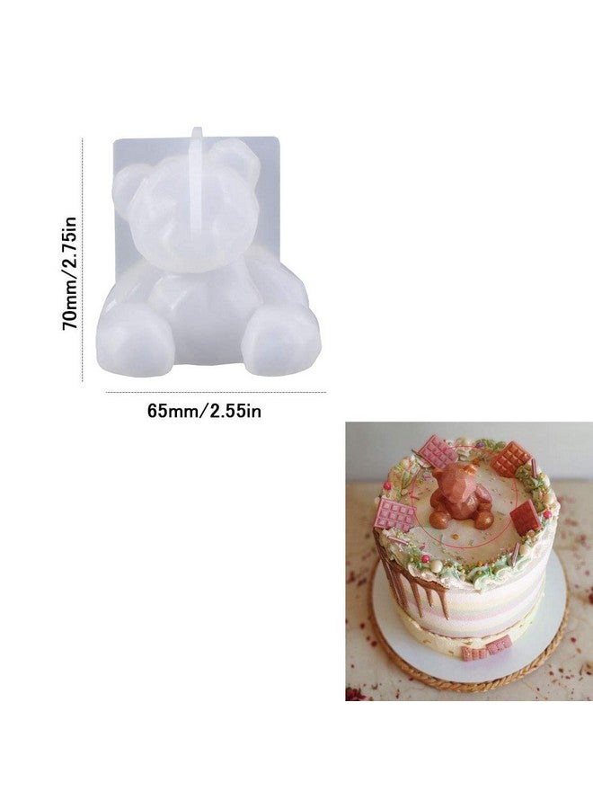 KuuGuu 3 Pack 3D Bear Resin Mold Silicone Bear Epoxy Soap Mould Phone Holder Silicone Mold For Diy Crafts Accessories - Image 2