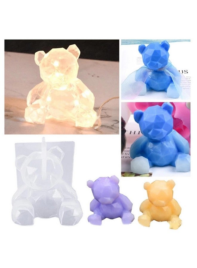 KuuGuu 3 Pack 3D Bear Resin Mold Silicone Bear Epoxy Soap Mould Phone Holder Silicone Mold For Diy Crafts Accessories - Image 5
