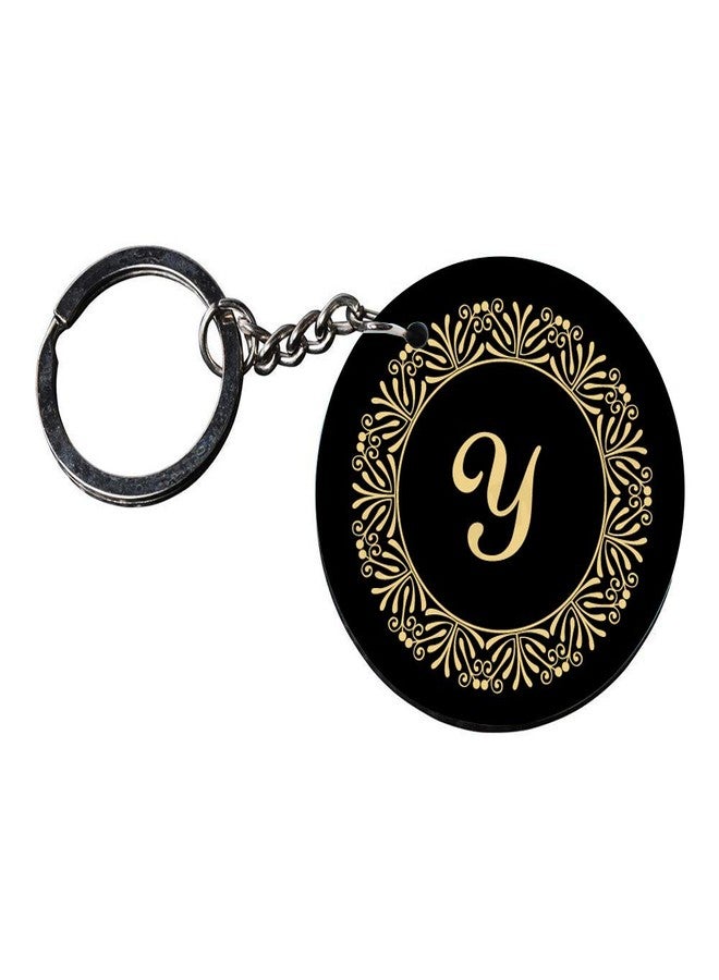 Tinywalk Set of 2 | Circle Shape Printed Wooden Keychains Y | Circle Shape keyrings | Circle Shape Keychains| Printed keyrings - Image 3