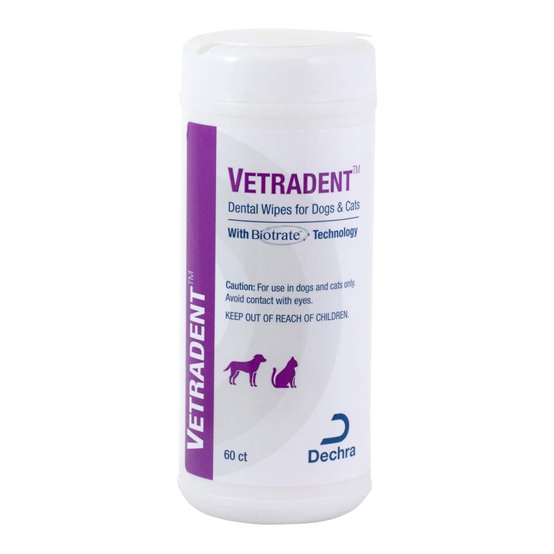 Vetradent Dental Wipes, 60 ct - Image 1