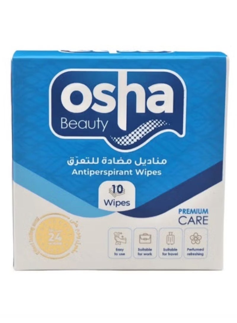 OSHA Beauty Antiperspirant Wipes FOR MEN 10wipes - Image 1