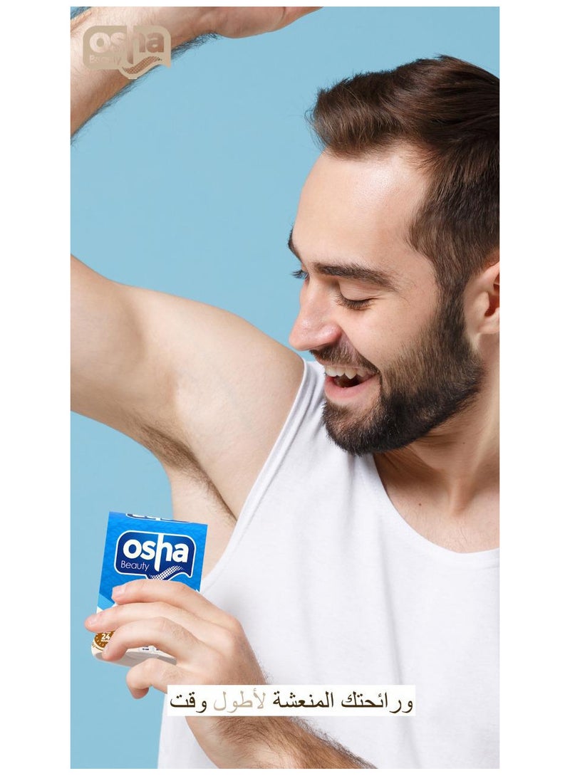 OSHA Beauty Antiperspirant Wipes FOR MEN 10wipes - Image 3