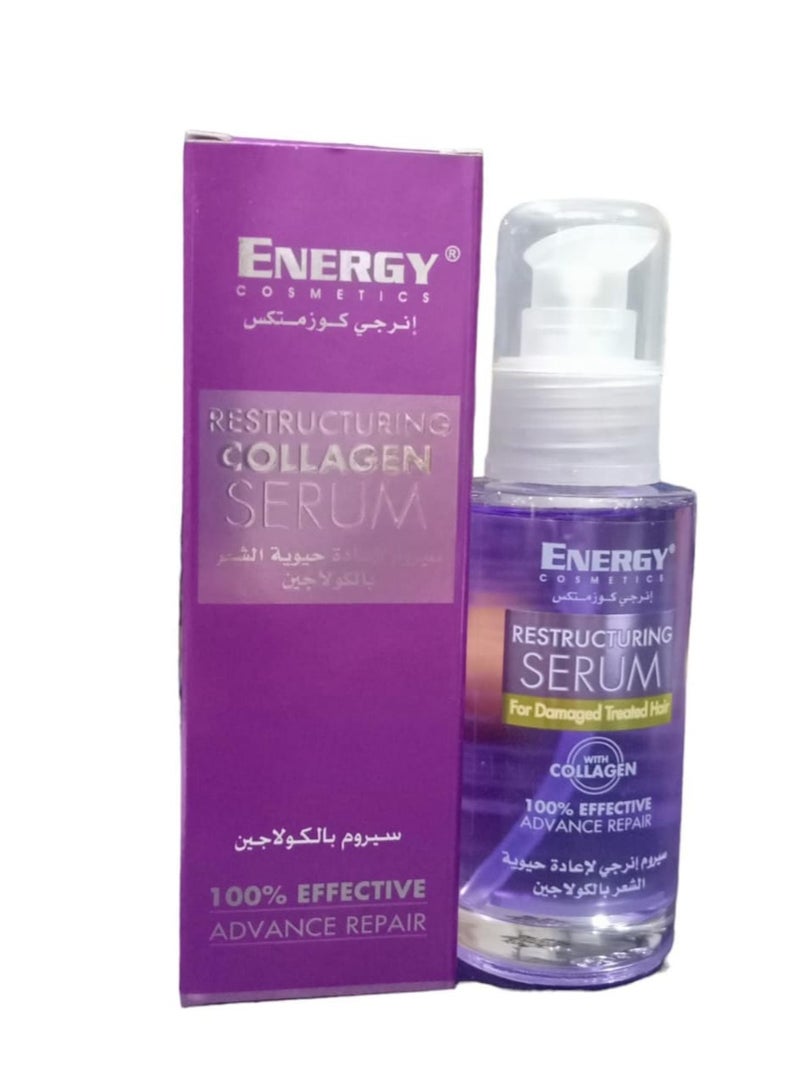 إنيرجي كوزماتيكس سيروم لترميم الشعر بالكولاجين 60 ملليلتر - Image 1