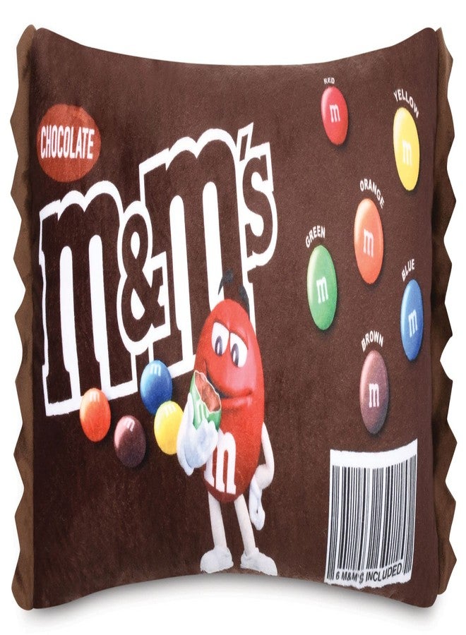 iscream طقم وسائد آيسكريم M&M's بحجم 16" × 8.5" مع وسائد حلوى M&M's صغيرة - Image 3