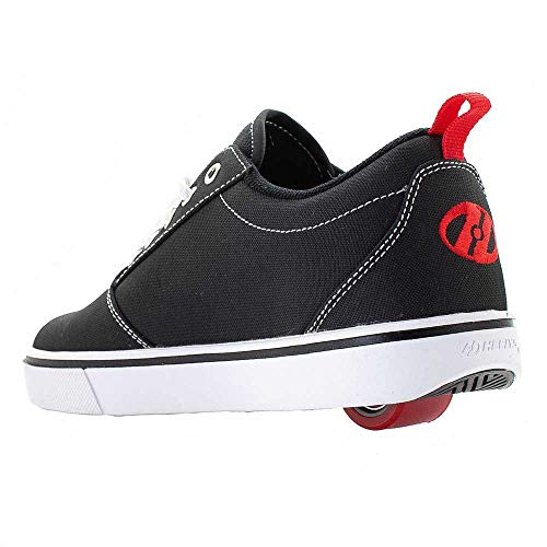HEELYS Pro 20 (Little Kid/Big Kid/Adult) Black/White/Red 4 Big Kid, 4 Men's, 5 Women's M - Image 3