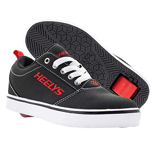 HEELYS Pro 20 (Little Kid/Big Kid/Adult) Black/White/Red 4 Big Kid, 4 Men's, 5 Women's M - Image 4