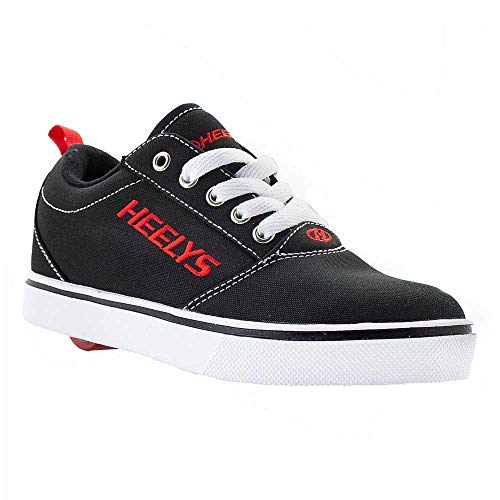 HEELYS Pro 20 (Little Kid/Big Kid/Adult) Black/White/Red 4 Big Kid, 4 Men's, 5 Women's M - Image 1