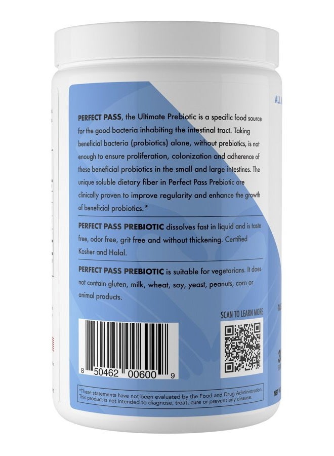 Perfect Pass Prebiotic PHGG Partially Hydrolyzed Guar Gum 210g Powder - 100% Natural Gluten Free Non GMO - Certified Kosher Vegetarian Sugar Free - Image 3