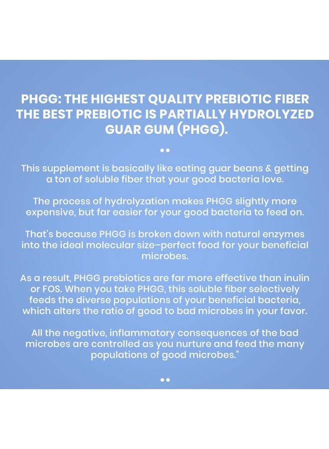 Perfect Pass Prebiotic PHGG Partially Hydrolyzed Guar Gum 210g Powder - 100% Natural Gluten Free Non GMO - Certified Kosher Vegetarian Sugar Free - Image 5