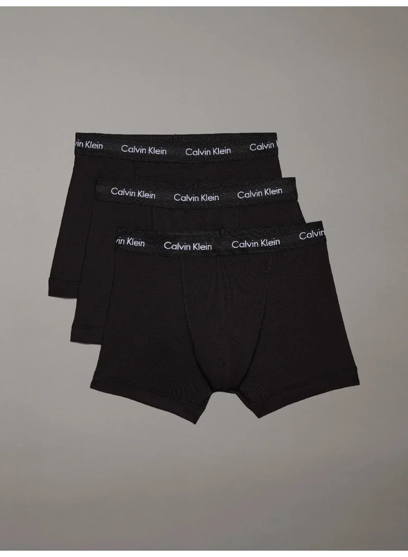 CALVIN KLEIN 3 Pack Trunks - Cotton Stretch