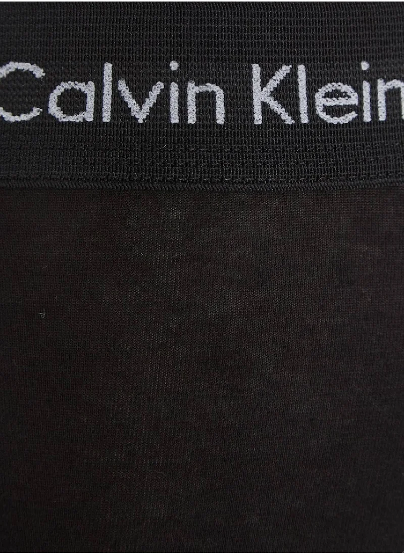 CALVIN KLEIN Men's 3 Pack Trunks - Cotton Stretch, Black/ White