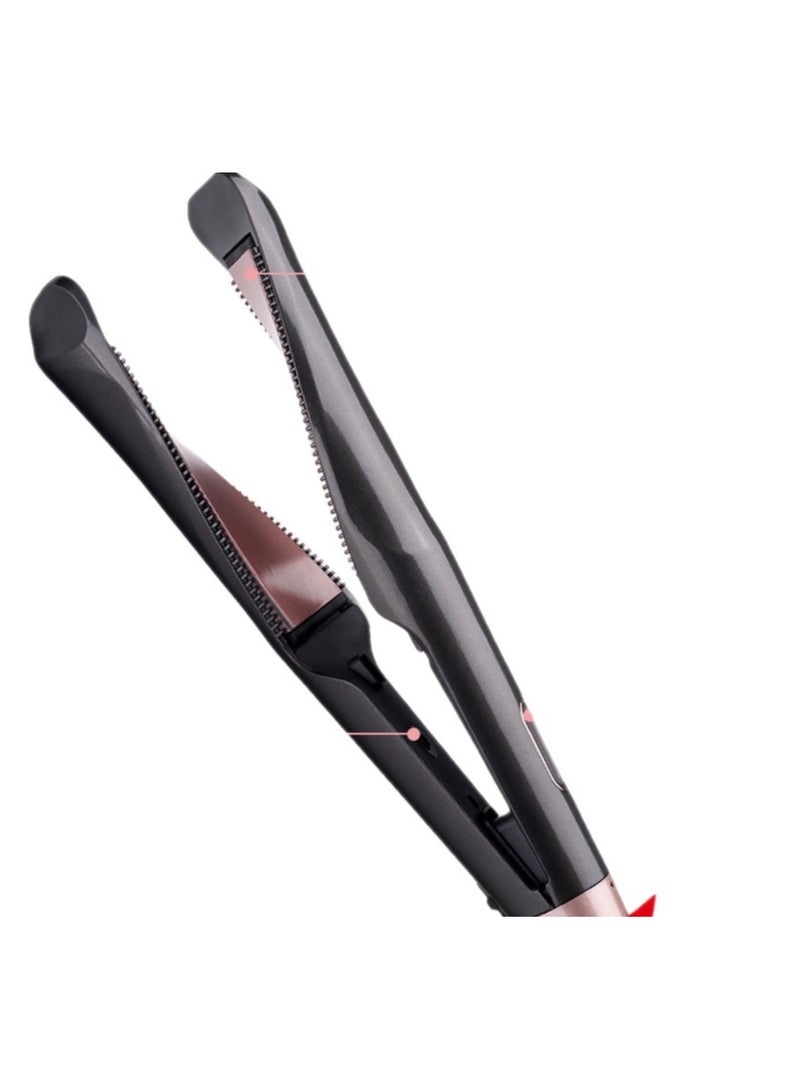general 2-in-1 Ionic Hair Straightener & Curling Iron – Dual Styling with Ceramic Plates - Image 1