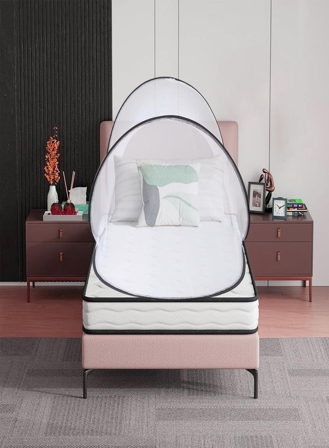 Mengersi Large Pop Up Mosquito Tent,Portable Foldable Mosquito Net for Camping Bug Net Travel Patio with Net Bottom for Adults Baby 1PC - Image 4