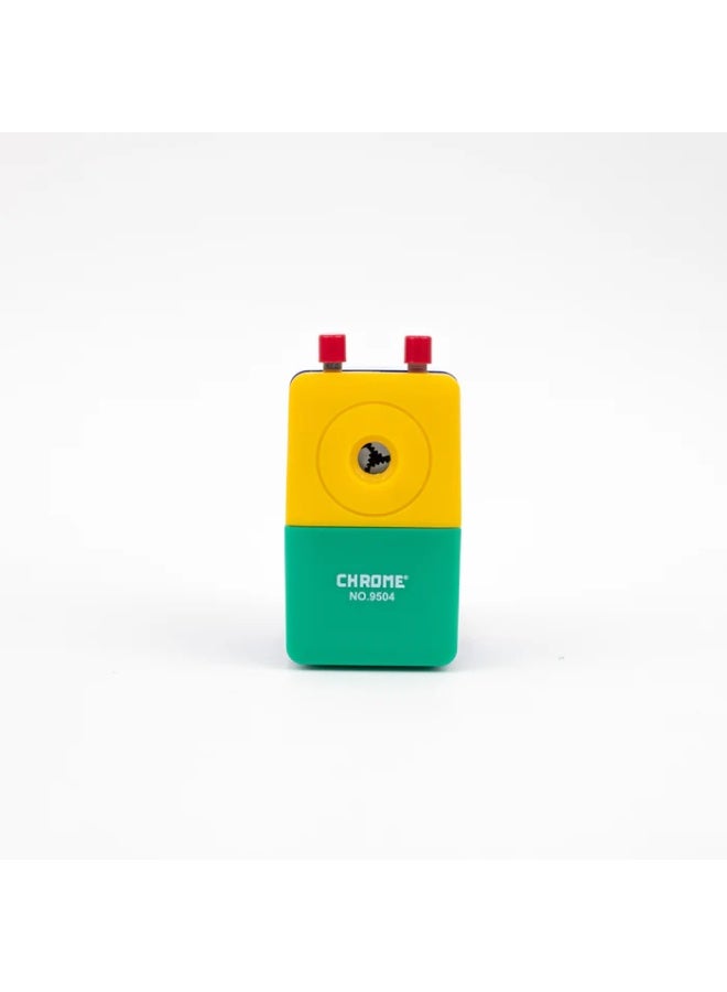 chrome Tri Colour Pencil Sharpener 9504 - Image 4