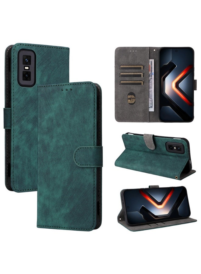 عام غطاء متوافق مع Infinix GT 30 Pro 5G/X6873 - حافظة واقية مقاومة، غطاء جلدى مغناطيسى مانع لـ RFID مع غطاء قلاب - Image 1