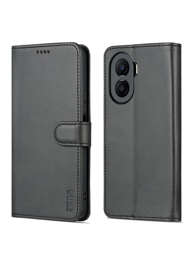 S-TOP Case For Honor X40i AZNS Skin Feel Calf Texture Flip Leather Phone Case - Image 2