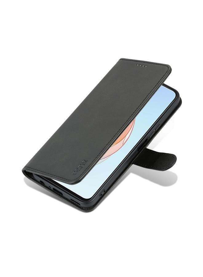 S-TOP Case For Honor X40i AZNS Skin Feel Calf Texture Flip Leather Phone Case - Image 3