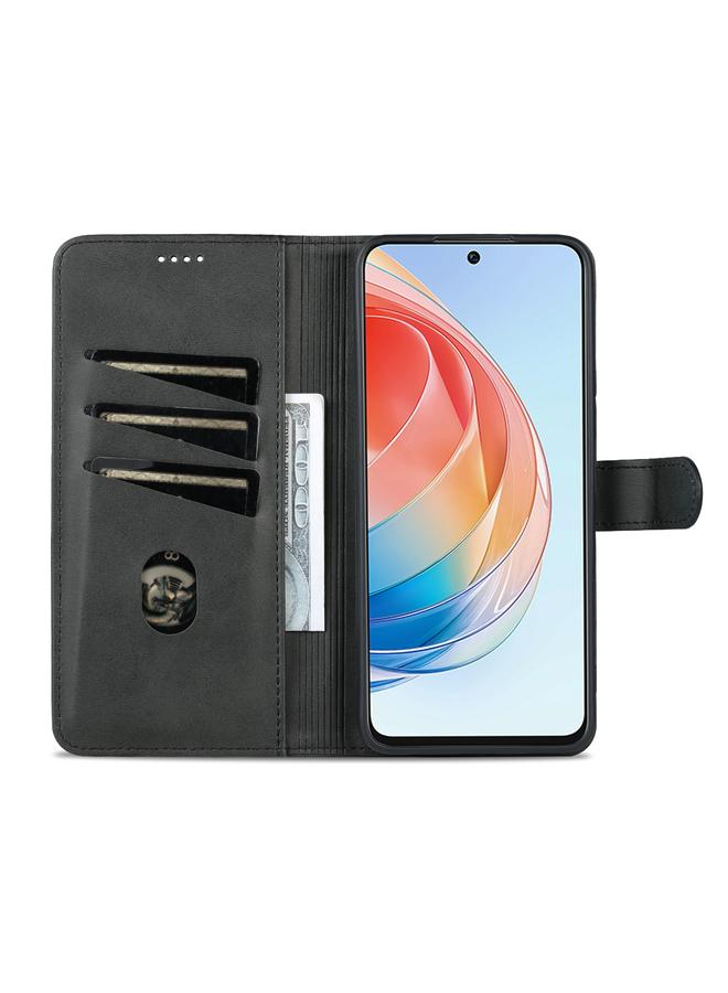 S-TOP Case For Honor X40i AZNS Skin Feel Calf Texture Flip Leather Phone Case - Image 5