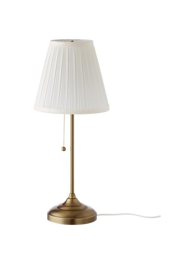 Zaboon Table lamp, brass/white - Image 1
