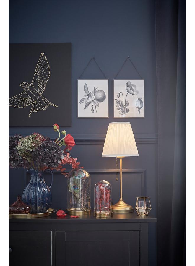 Zaboon Table lamp, brass/white - Image 3