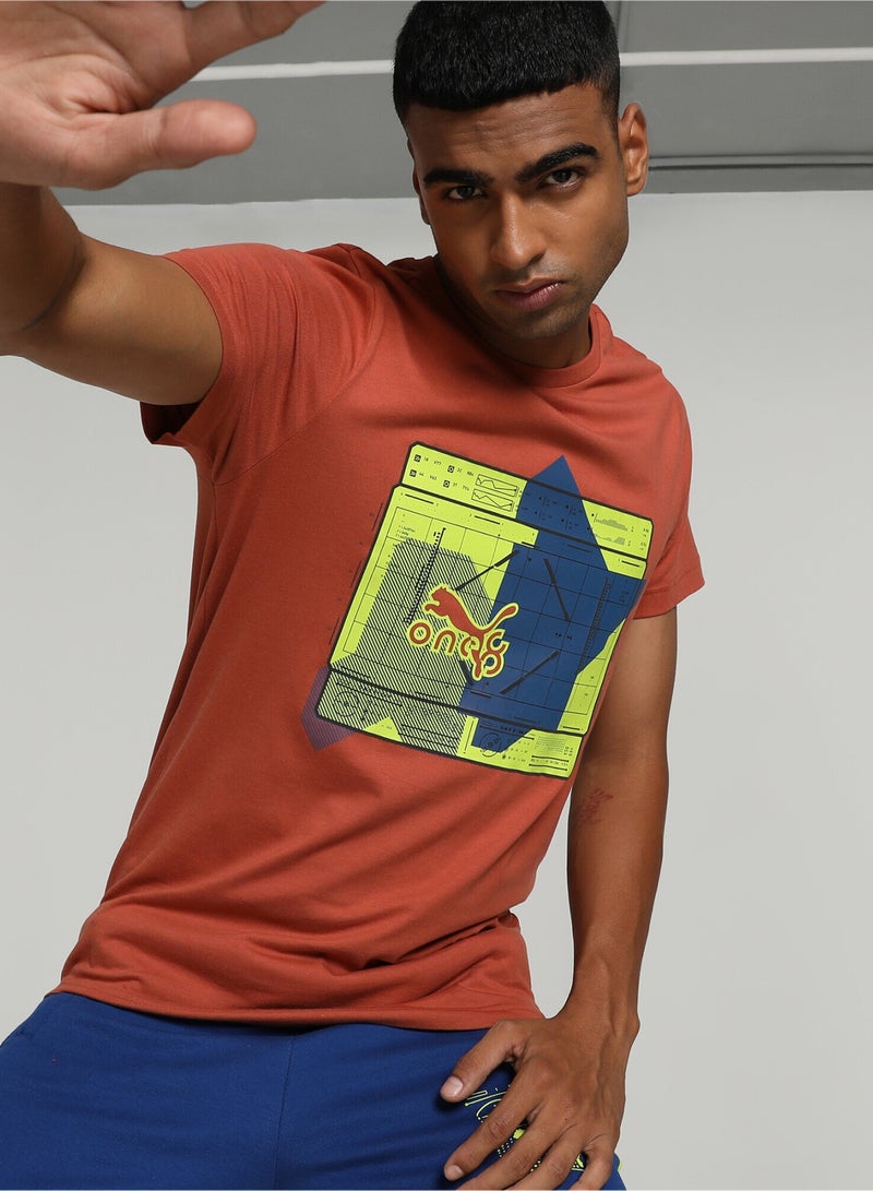 Virat Kohli one8 Men's Graphic T-shirt
