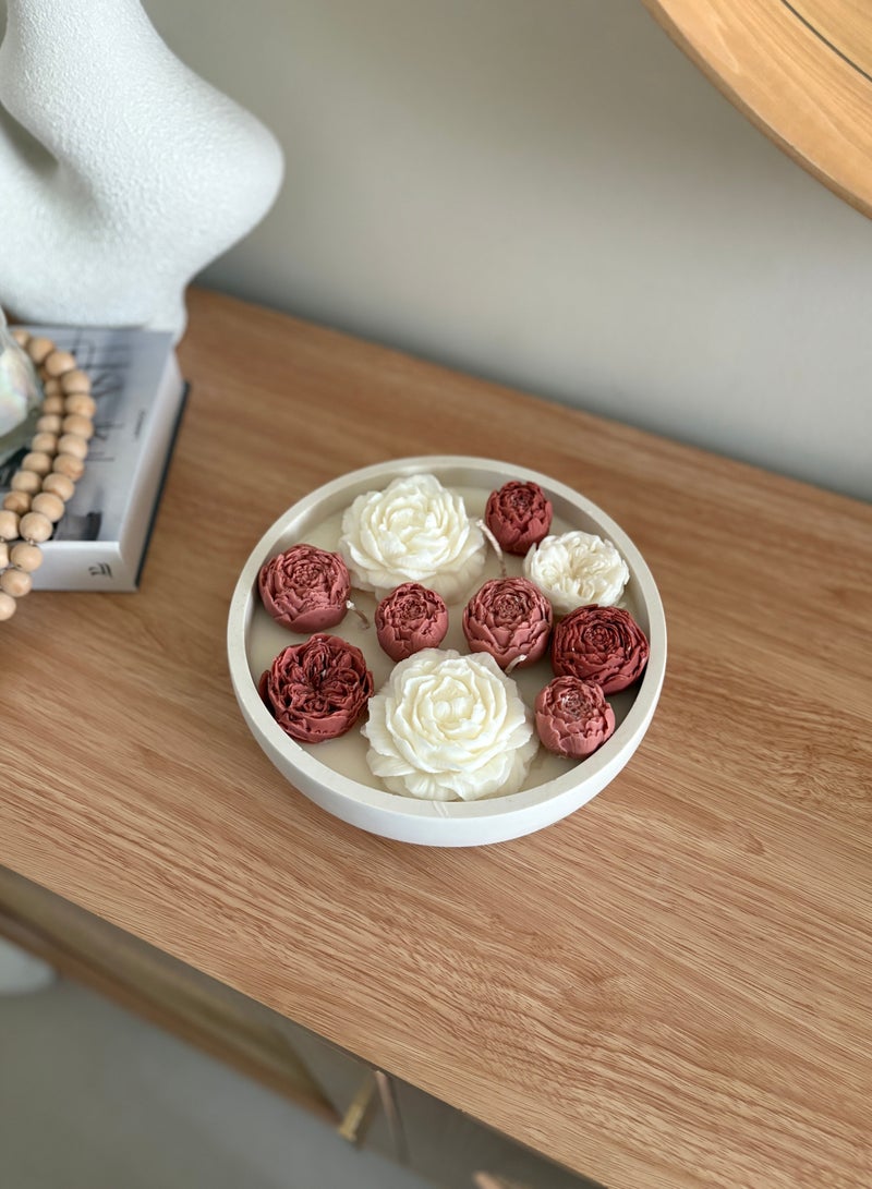 الواحة شمعة معطرة في حاويةخرسانية هدية العيد هامور العضوية - Image 4