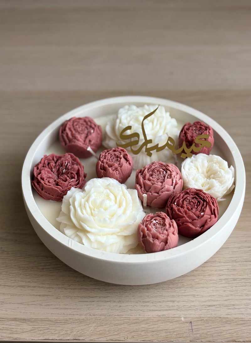 الواحة شمعة معطرة في حاويةخرسانية هدية العيد هامور العضوية - Image 5