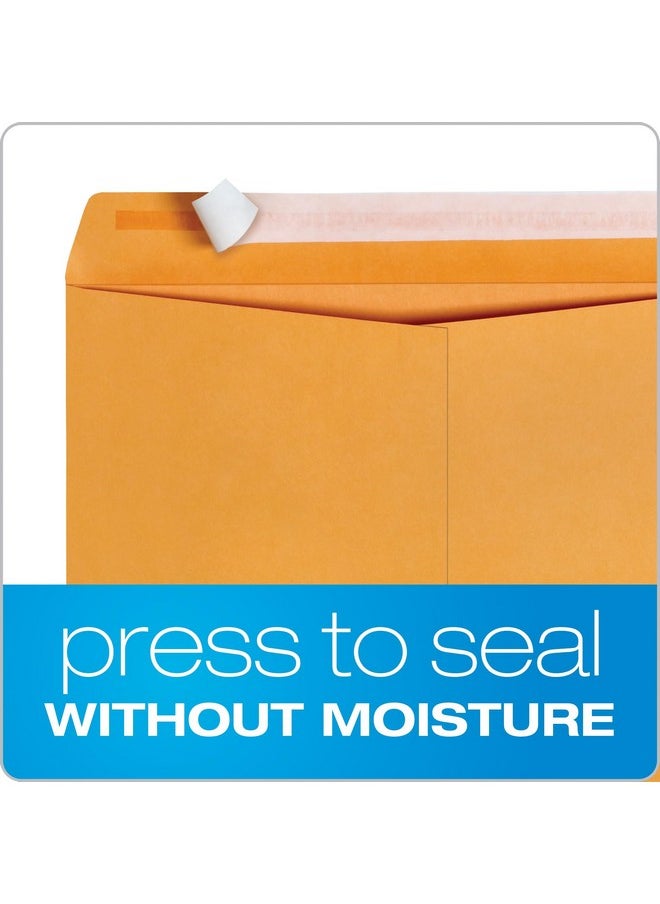 Columbian 9 X 12 Catalog Envelopes With Self Seal Closure 28 Lb Brown Kraft For Mailing Flat Letter Size Documents Or Photos 100 Per Box (Colo341)  - Image 2
