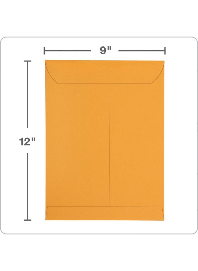 Columbian 9 X 12 Catalog Envelopes With Self Seal Closure 28 Lb Brown Kraft For Mailing Flat Letter Size Documents Or Photos 100 Per Box (Colo341)  - Image 3