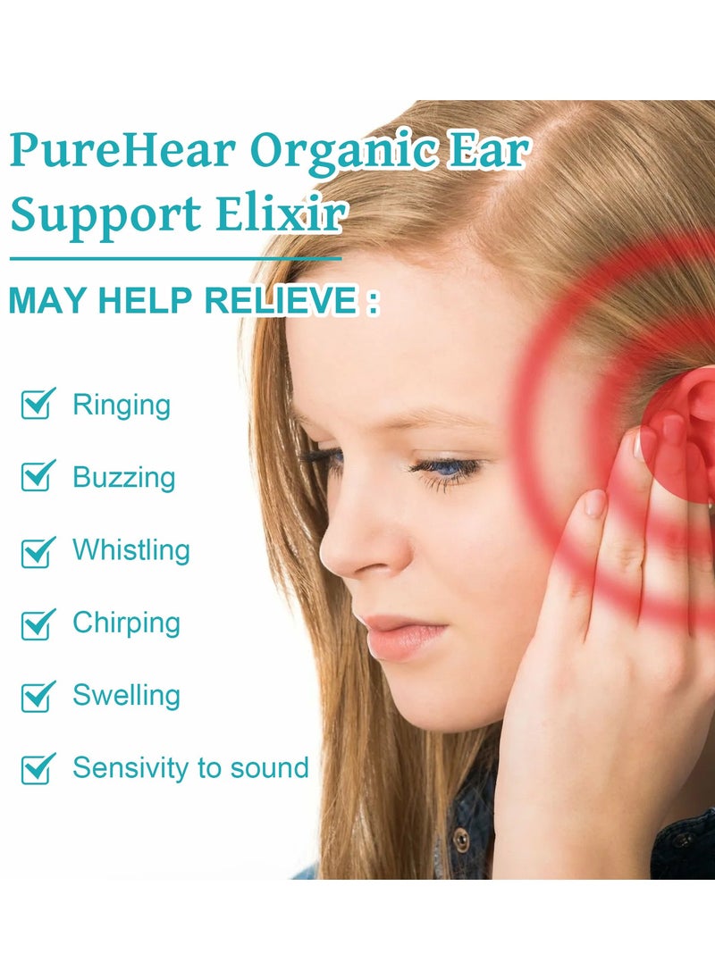 OUHOE Purehear Organic Ear Support Elixir for Relieve Tinnitus and Clean Dirt in Ears  - Image 4