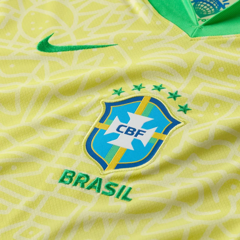 Nike Men's Brazil 2024 Home Replica Football Jersey