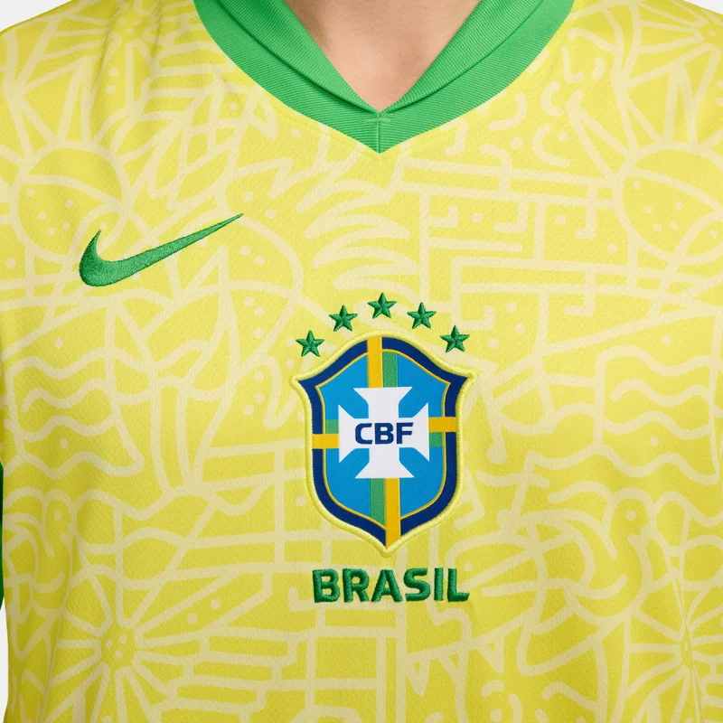 Nike Men's Brazil 2024 Home Replica Football Jersey