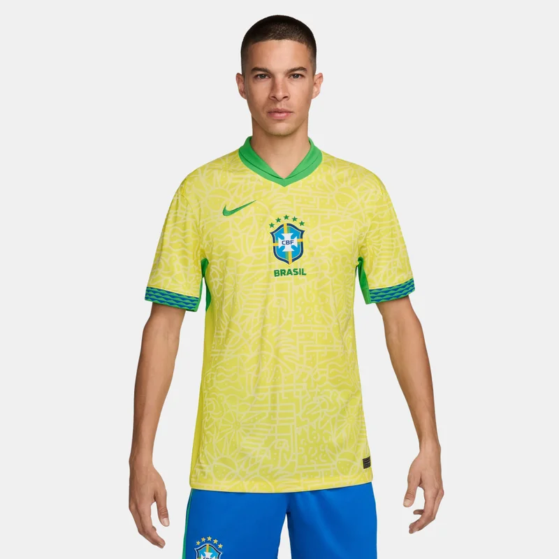 Nike Men's Brazil 2024 Home Replica Football Jersey