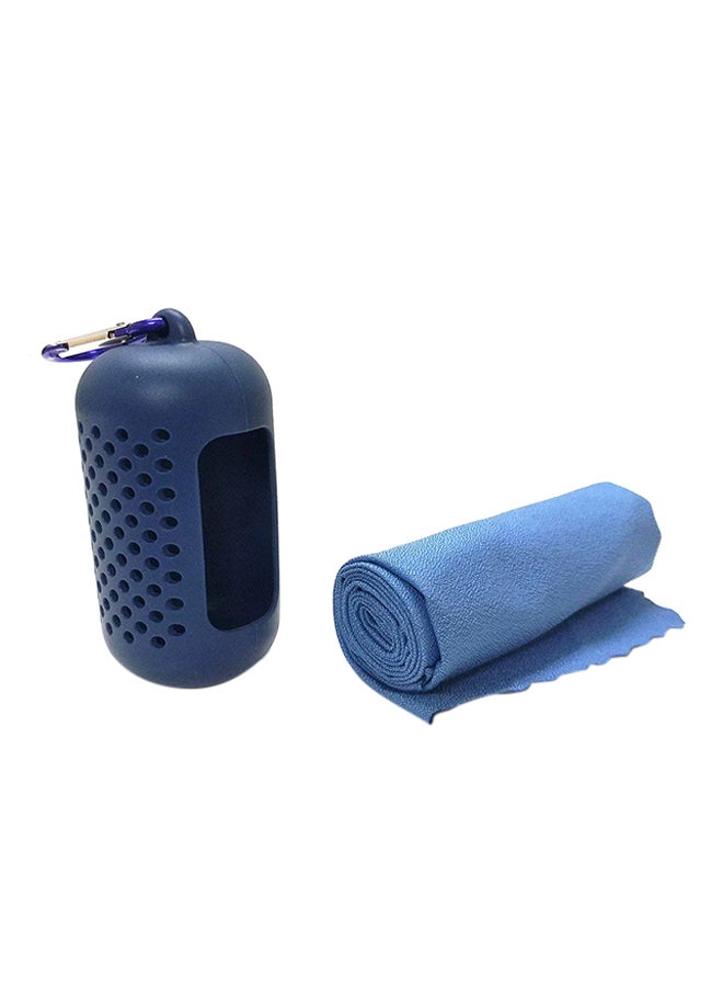 Generic Cooling Towel With Case And Carabiner 40x40cm  - Image 1